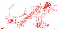 CERRADURAS PUERTA TRAS./MANIJA EXTERIOR  para Honda CIVIC TOURER 1.8 COMFORT 5 Puertas 6 velocidades manual 2014