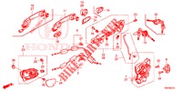 CERRADURAS DE PUERTA DEL./MANIJA EXTERIOR  para Honda CIVIC TOURER 1.8 EXECUTIVE 5 Puertas 6 velocidades manual 2014