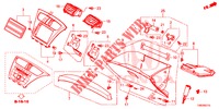 GUARNICION DE INSTRUMENTO (COTE DE PASSAGER) (LH) para Honda CIVIC TOURER 1.8 EXECUTIVE 5 Puertas 6 velocidades manual 2014