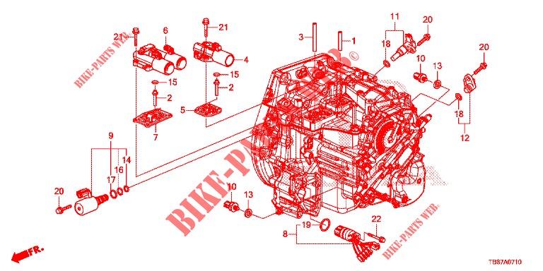 SOLENOIDE CONTROL PURGA VALVULA('94,'95)  para Honda CIVIC TOURER 1.8 EXECUTIVE 5 Puertas 5 velocidades automática 2014