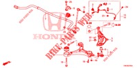 ARTICULACION DELANTERA  para Honda CIVIC TOURER 1.8 LIFESTYLE 5 Puertas 6 velocidades manual 2014