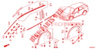 MOLDURA/PROTECTOR  para Honda CIVIC TOURER 1.8 LIFESTYLE 5 Puertas 6 velocidades manual 2014