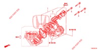 CUERPO MARIPOSA GASES('84,'85)  para Honda CIVIC TOURER 1.8 EXECUTIVE 5 Puertas 6 velocidades manual 2014