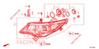 FARO DELANTERO  para Honda CIVIC TOURER DIESEL 1.6 COMFORT 5 Puertas 6 velocidades manual 2015