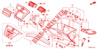 GUARNICION DE INSTRUMENTO (COTE DE PASSAGER) (LH) para Honda CIVIC TOURER DIESEL 1.6 COMFORT 5 Puertas 6 velocidades manual 2015