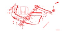 PARAGOLPES TRASERO  para Honda CIVIC TOURER DIESEL 1.6 COMFORT 5 Puertas 6 velocidades manual 2015