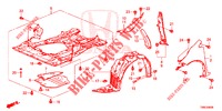 GUARDABARROS DELANTERO  para Honda CIVIC TOURER DIESEL 1.6 EXECUTIVE 5 Puertas 6 velocidades manual 2015