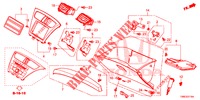 GUARNICION DE INSTRUMENTO (COTE DE PASSAGER) (LH) para Honda CIVIC TOURER DIESEL 1.6 EXECUTIVE 5 Puertas 6 velocidades manual 2015