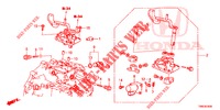 PALANCA DE CAMBIO (DIESEL) para Honda CIVIC TOURER DIESEL 1.6 EXECUTIVE 5 Puertas 6 velocidades manual 2015
