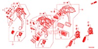 PEDAL (LH) para Honda CIVIC TOURER 1.8 COMFORT 5 Puertas 6 velocidades manual 2015