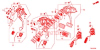 PEDAL (LH) para Honda CIVIC TOURER 1.8 COMFORT 5 Puertas 5 velocidades automática 2015