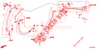 ACONDICIONADOR DE AIRE (FLEXIBLES/TUYAUX) (1.8L) (LH) (1) para Honda CIVIC TOURER 1.8 EXECUTIVE 5 Puertas 6 velocidades manual 2015