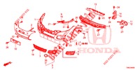 PARAGOLPES DELANTERO  para Honda CIVIC TOURER 1.8 EXECUTIVE 5 Puertas 6 velocidades manual 2015