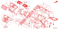 GUARNICION DE INSTRUMENTO (COTE DE PASSAGER) (LH) para Honda CIVIC TOURER 1.8 LIFESTYLE 5 Puertas 6 velocidades manual 2015