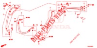 ACONDICIONADOR DE AIRE (FLEXIBLES/TUYAUX) (1.8L) (LH) (1) para Honda CIVIC TOURER 1.8 LIFESTYLE 5 Puertas 5 velocidades automática 2015