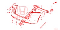 PARAGOLPES TRASERO  para Honda CIVIC TOURER 1.8 LIFESTYLE 5 Puertas 5 velocidades automática 2016