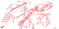 MOLDURA/PROTECTOR  para Honda CIVIC TOURER DIESEL 1.6 ELEGANCE 5 Puertas 6 velocidades manual 2017