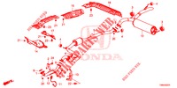 TUBERIA DE ESCAPE/SILENCIADOR (DIESEL) para Honda CIVIC TOURER DIESEL 1.6 ELEGANCE 5 Puertas 6 velocidades manual 2017