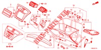 GUARNICION DE INSTRUMENTO (COTE DE PASSAGER) (LH) para Honda CIVIC TOURER DIESEL 1.6 ELEGANCE L 5 Puertas 6 velocidades manual 2017