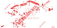 TUBERIA DE ESCAPE/SILENCIADOR (DIESEL) para Honda CIVIC TOURER DIESEL 1.6 LIFSTYLE 5 Puertas 6 velocidades manual 2017
