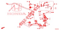 ARTICULACION DELANTERA  para Honda CIVIC TOURER DIESEL 1.6 S 5 Puertas 6 velocidades manual 2017