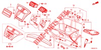 GUARNICION DE INSTRUMENTO (COTE DE PASSAGER) (LH) para Honda CIVIC TOURER DIESEL 1.6 S 5 Puertas 6 velocidades manual 2017