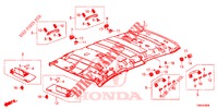 RECUBRIMIENTO DE TECHO  para Honda CIVIC TOURER 1.8 ELEGANCE L 5 Puertas 5 velocidades automática 2017