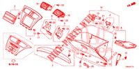 GUARNICION DE INSTRUMENTO (COTE DE PASSAGER) (LH) para Honda CIVIC TOURER 1.8 ELEGANCE S 5 Puertas 6 velocidades manual 2017