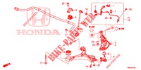 ARTICULACION DELANTERA  para Honda CIVIC TOURER 1.8 ELEGANCE S 5 Puertas 5 velocidades automática 2017