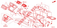 GUARNICION DE INSTRUMENTO (COTE DE PASSAGER) (LH) para Honda CIVIC TOURER 1.8 LIFESTYLE 5 Puertas 6 velocidades manual 2017