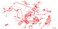 BRAZO INFERIOR TRASERO/VARILLA DE RADIO  para Honda CR-V 2.0 ELEGANCE 5 Puertas 6 velocidades manual 2013
