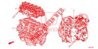 CONJ. DE MOTOR/ENS. DE TRANSMISION (2.0L) para Honda CR-V 2.0 ELEGANCE 5 Puertas 6 velocidades manual 2013