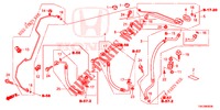 ACONDICIONADOR DE AIRE (FLEXIBLES/TUYAUX) (2.0L/2.4L) (LH) para Honda CR-V 2.0 ELEGANCE L 5 Puertas 5 velocidades automática 2013