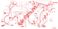 ACONDICIONADOR DE AIRE (FLEXIBLES/TUYAUX) (2.0L/2.4L) (LH) para Honda CR-V 2.0 EXECUTIVE 5 Puertas 5 velocidades automática 2013