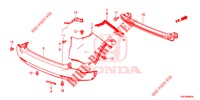 PARAGOLPES TRASERO  para Honda CR-V 2.0 EXECUTIVE 5 Puertas 5 velocidades automática 2013