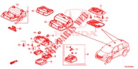LUZ INTERIOR  para Honda CR-V 2.0 S 5 Puertas 6 velocidades manual 2013