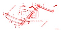PARAGOLPES TRASERO  para Honda CR-V 2.0 S 5 Puertas 5 velocidades automática 2013