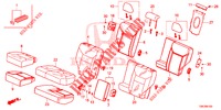 ASIENTO TRASERO/CINTURON SEGURIDAD(2D)  para Honda CR-V 2.0 COMFORT 5 Puertas 6 velocidades manual 2014