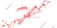 TUBERIA DE ESCAPE/SILENCIADOR (2.0L) para Honda CR-V 2.0 COMFORT 5 Puertas 6 velocidades manual 2014