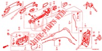 CERRADURAS DE PUERTA DEL./MANIJA EXTERIOR  para Honda CR-V 2.0 ELEGANCE 5 Puertas 6 velocidades manual 2014