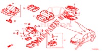 LUZ INTERIOR  para Honda CR-V 2.0 ELEGANCE 5 Puertas 6 velocidades manual 2014