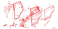 PANELES DE PUERTA TRAS.(4D)  para Honda CR-V 2.0 ELEGANCE 5 Puertas 6 velocidades manual 2014