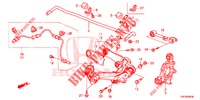 BRAZO INFERIOR TRASERO/VARILLA DE RADIO  para Honda CR-V 2.0 ELEGANCE L 5 Puertas 6 velocidades manual 2014