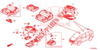 LUZ INTERIOR  para Honda CR-V 2.0 ELEGANCE L 5 Puertas 6 velocidades manual 2014