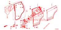 PANELES DE PUERTA TRAS.(4D)  para Honda CR-V 2.0 ELEGANCE L 5 Puertas 6 velocidades manual 2014