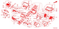 GUARNICION DE INSTRUMENTO (COTE DE CONDUCTEUR) (LH) para Honda CR-V 2.0 ELEGANCE L 5 Puertas 5 velocidades automática 2014