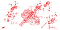 SOPORTES DE MOTOR (2.0L) (AT) para Honda CR-V 2.0 ELEGANCE L 5 Puertas 5 velocidades automática 2014