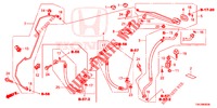 ACONDICIONADOR DE AIRE (FLEXIBLES/TUYAUX) (2.0L/2.4L) (LH) para Honda CR-V 2.0 EXCLUSIVE NAVI 5 Puertas 6 velocidades manual 2014