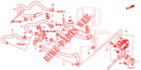 MANGUERA DE AGUA/CONDUCTO DE CALEFACTOR (2.0L) (LH) para Honda CR-V 2.0 EXCLUSIVE NAVI 5 Puertas 6 velocidades manual 2014