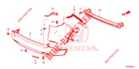 PARAGOLPES TRASERO  para Honda CR-V 2.0 EXCLUSIVE NAVI 5 Puertas 6 velocidades manual 2014